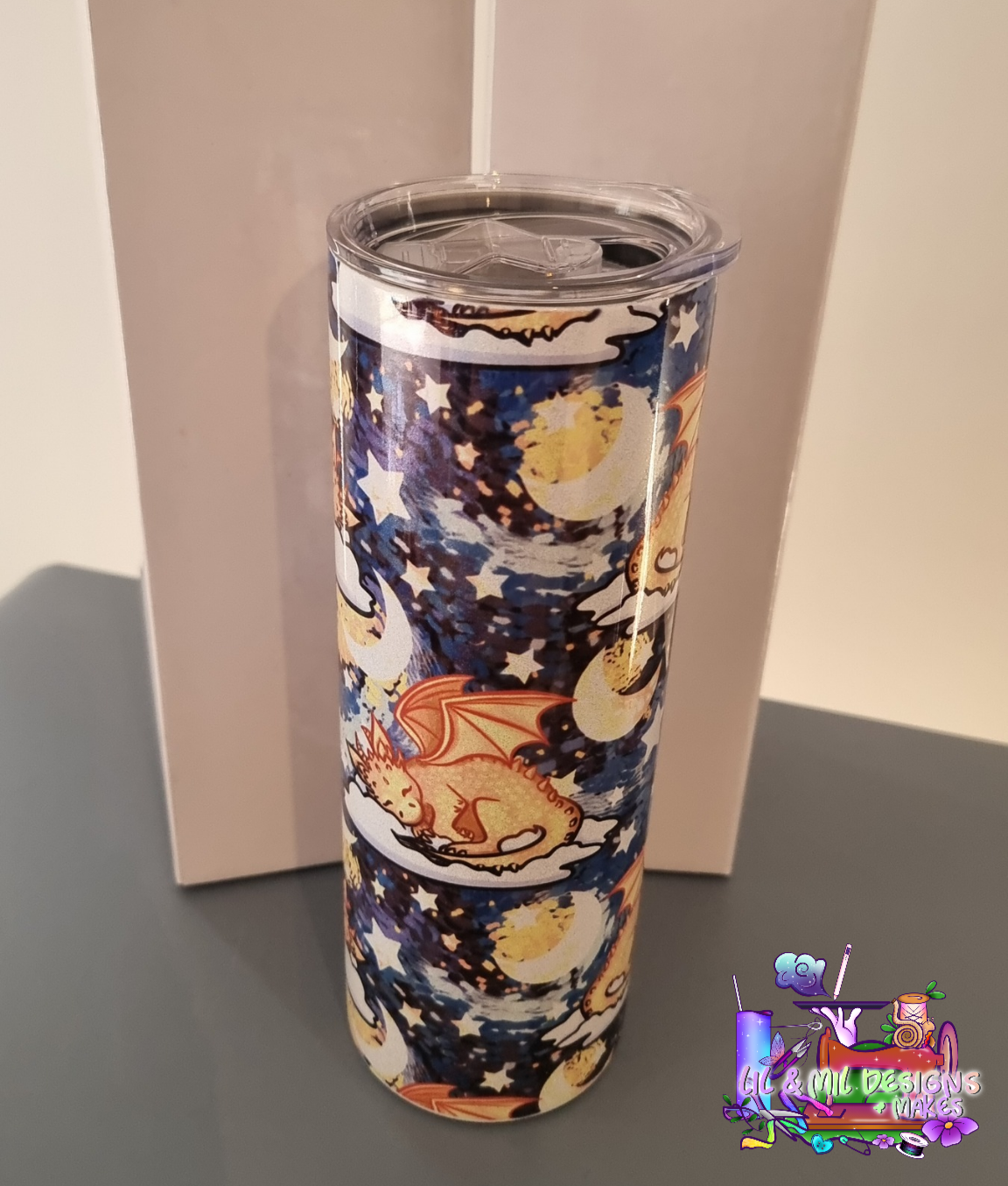 Sublimination Tumbler 20oz Handdrawn Artwork
