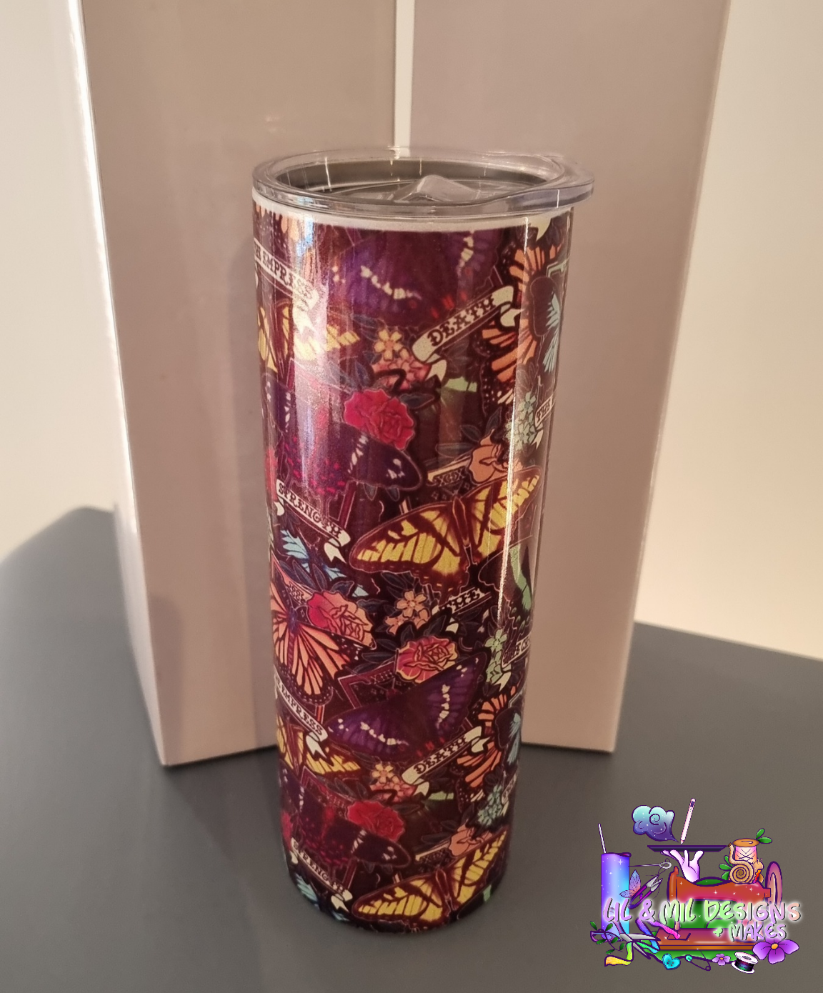 Sublimination Tumbler 20oz Handdrawn Artwork