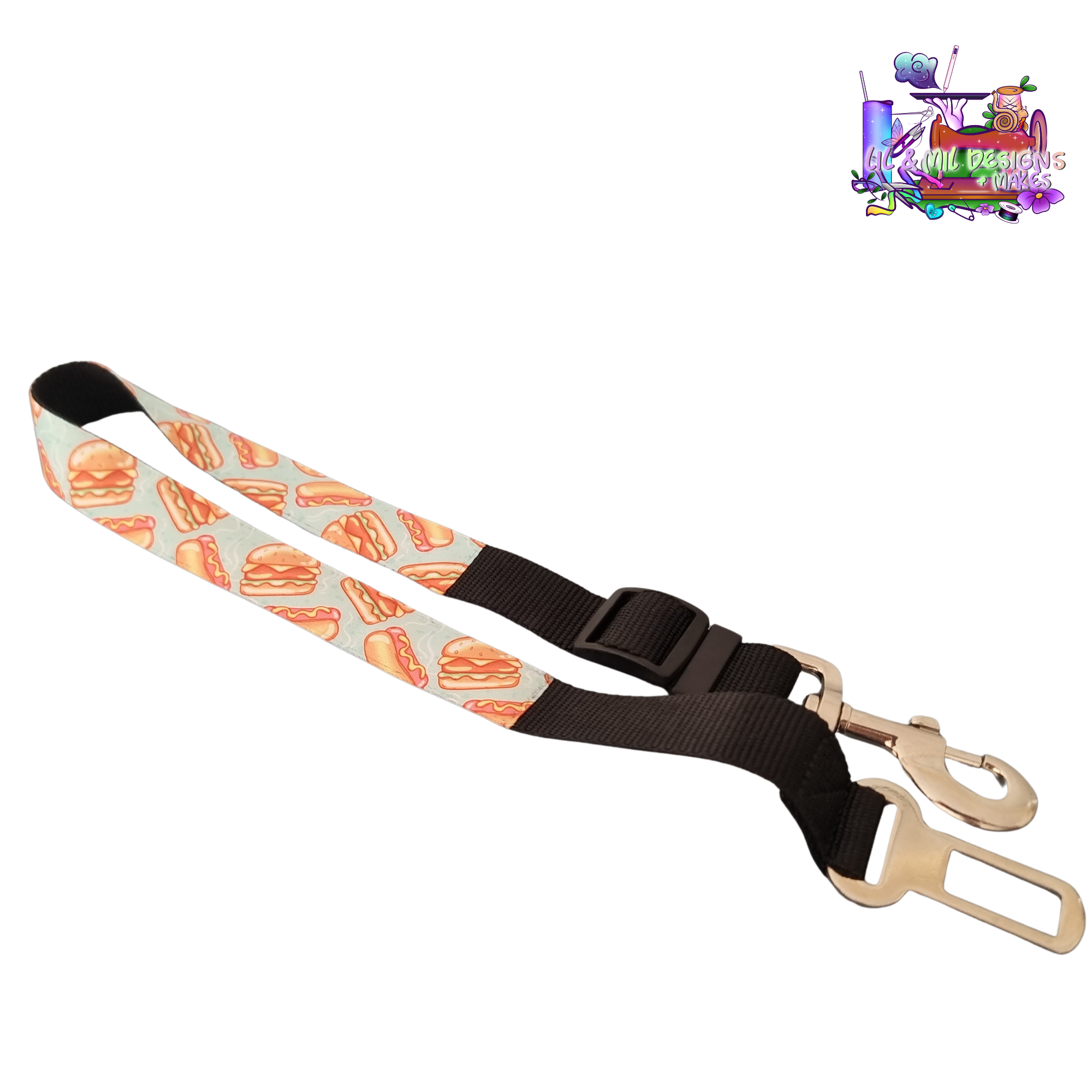 Sublimination Pet Car Seat Leash