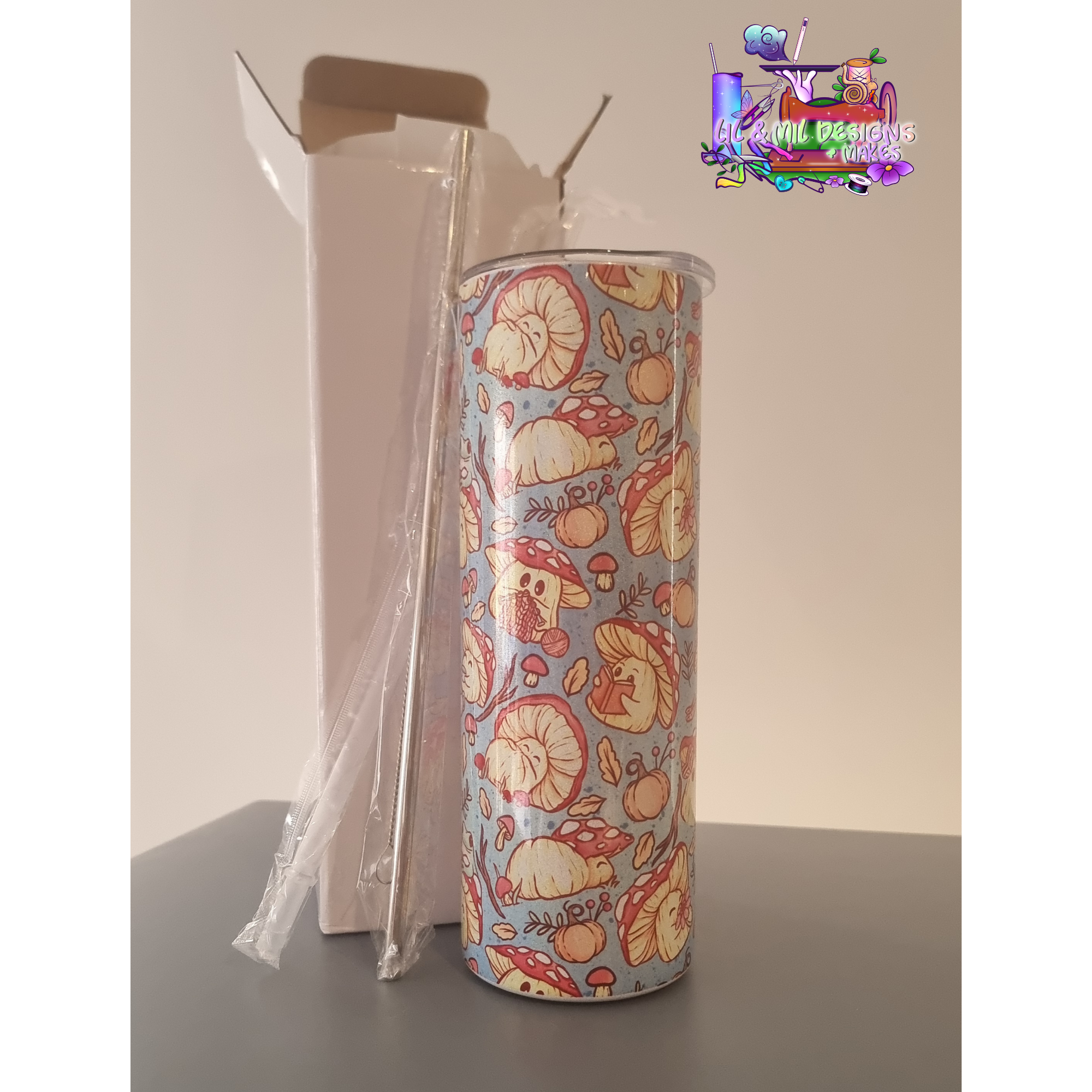 Sublimination Tumbler 20oz Handdrawn Artwork