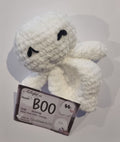 Handmade Crochet Ghostie Snuggler "BOO"