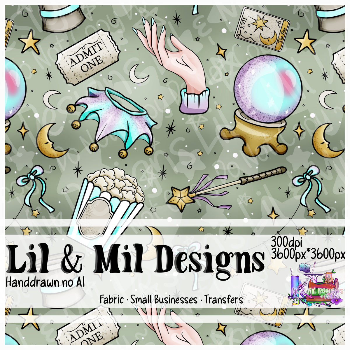 3. Whimsy (HEXTOBER Limited) Carnival Moon & Stars