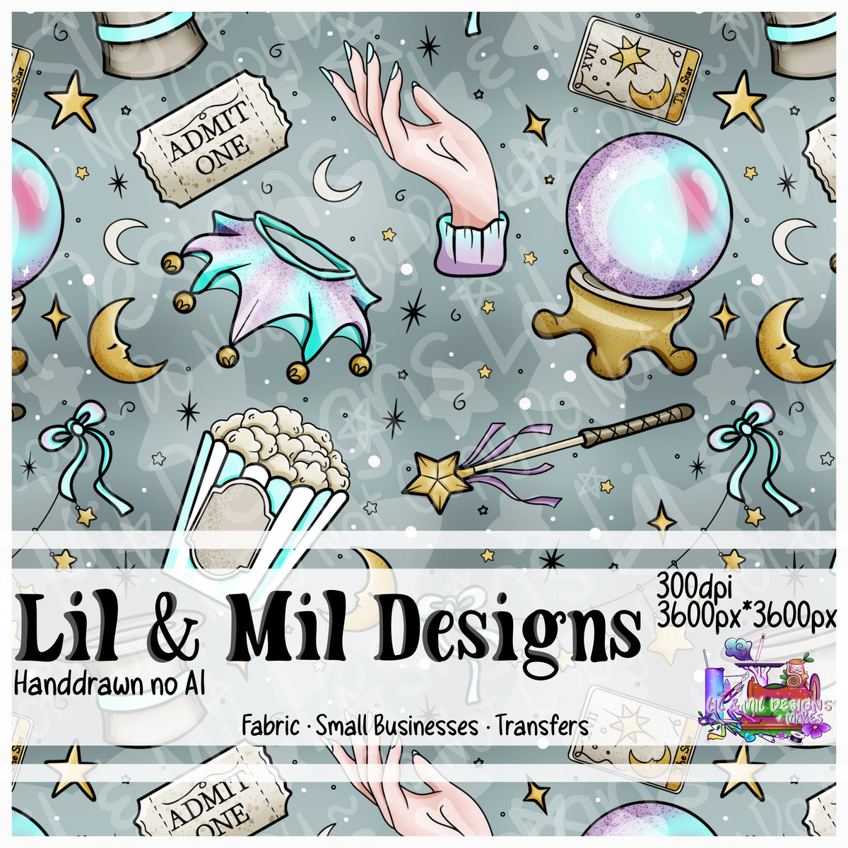 3. Whimsy (HEXTOBER Limited) Carnival Moon & Stars