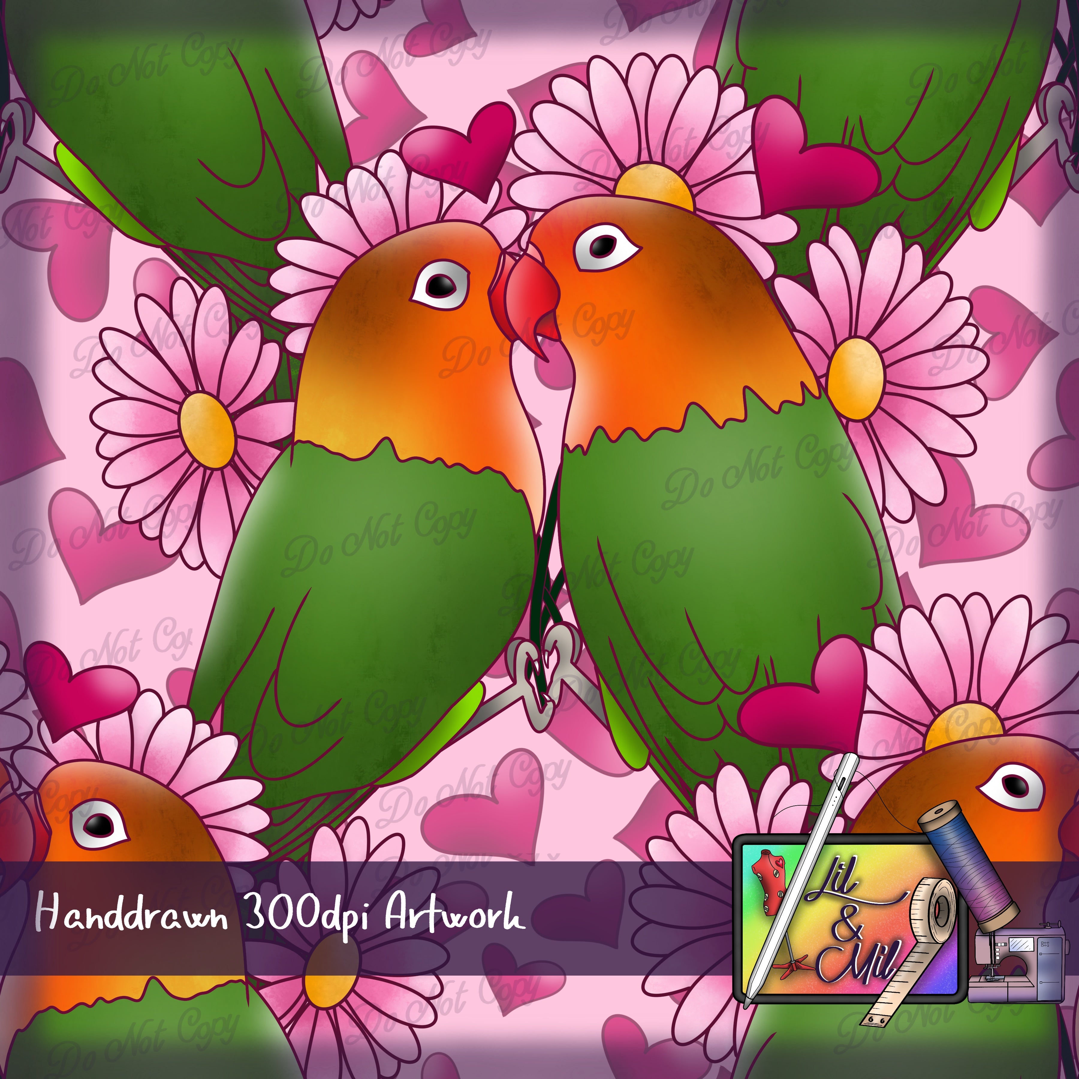 Jan Monthly Mystery (Limit to 5) Love Birds