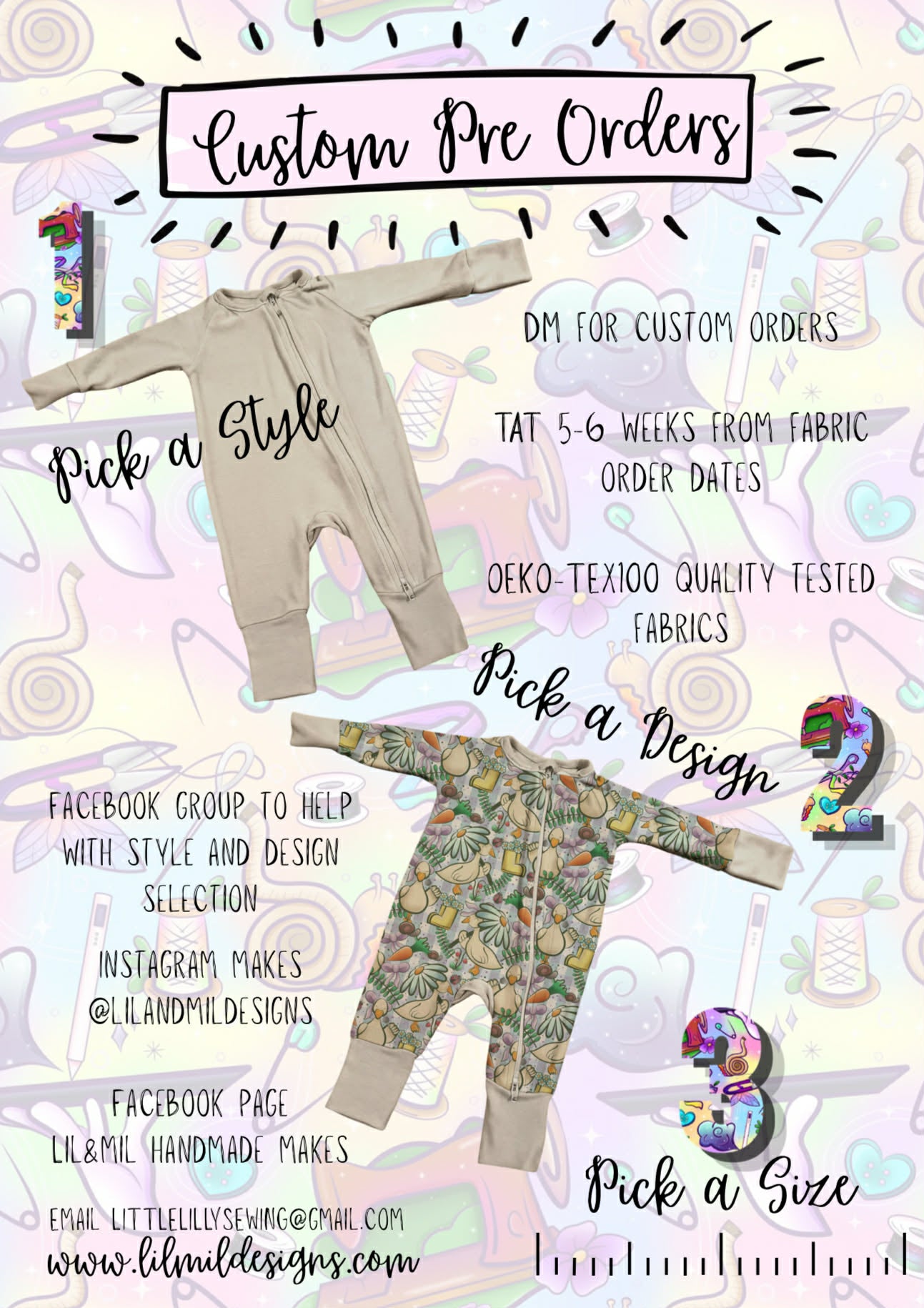 Custom Pre Order Clothing