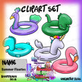 Summer Floaties (Clipart Set)