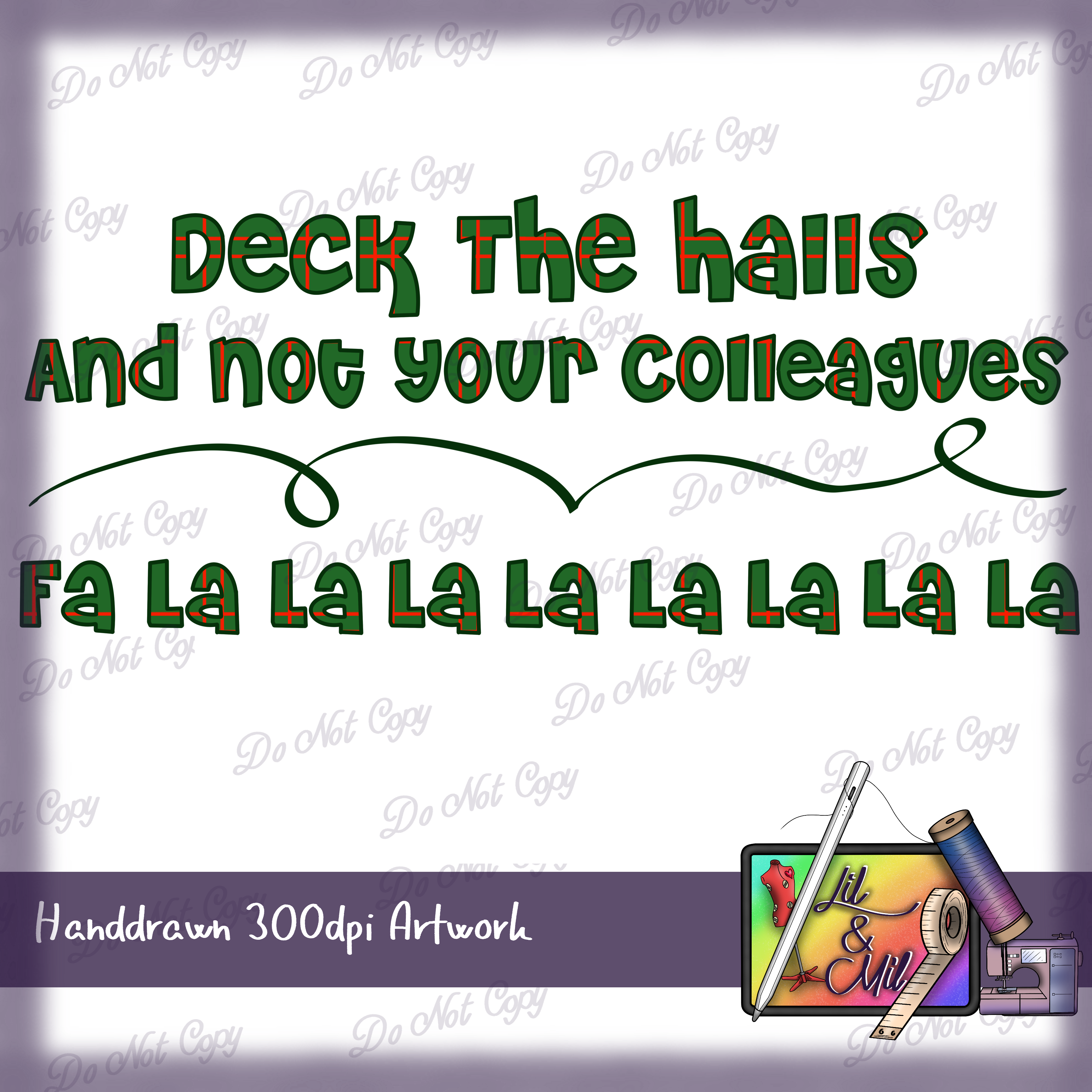 Deck the Halls PNGs (custom)