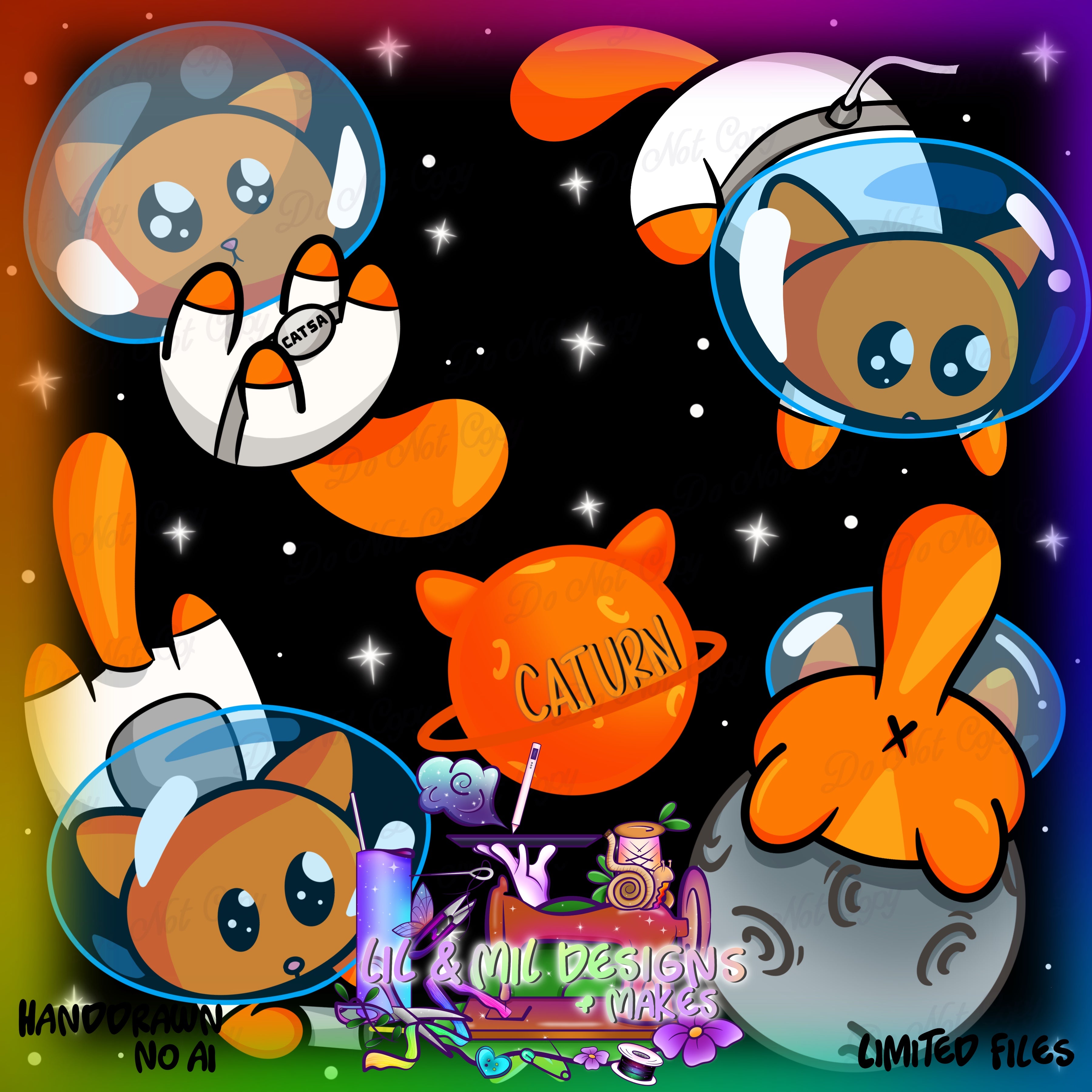 Space Animals Collab - Caturn (Limited)