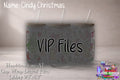 Handdrawn Cup Wrap (Cindy Christmas) 16oz