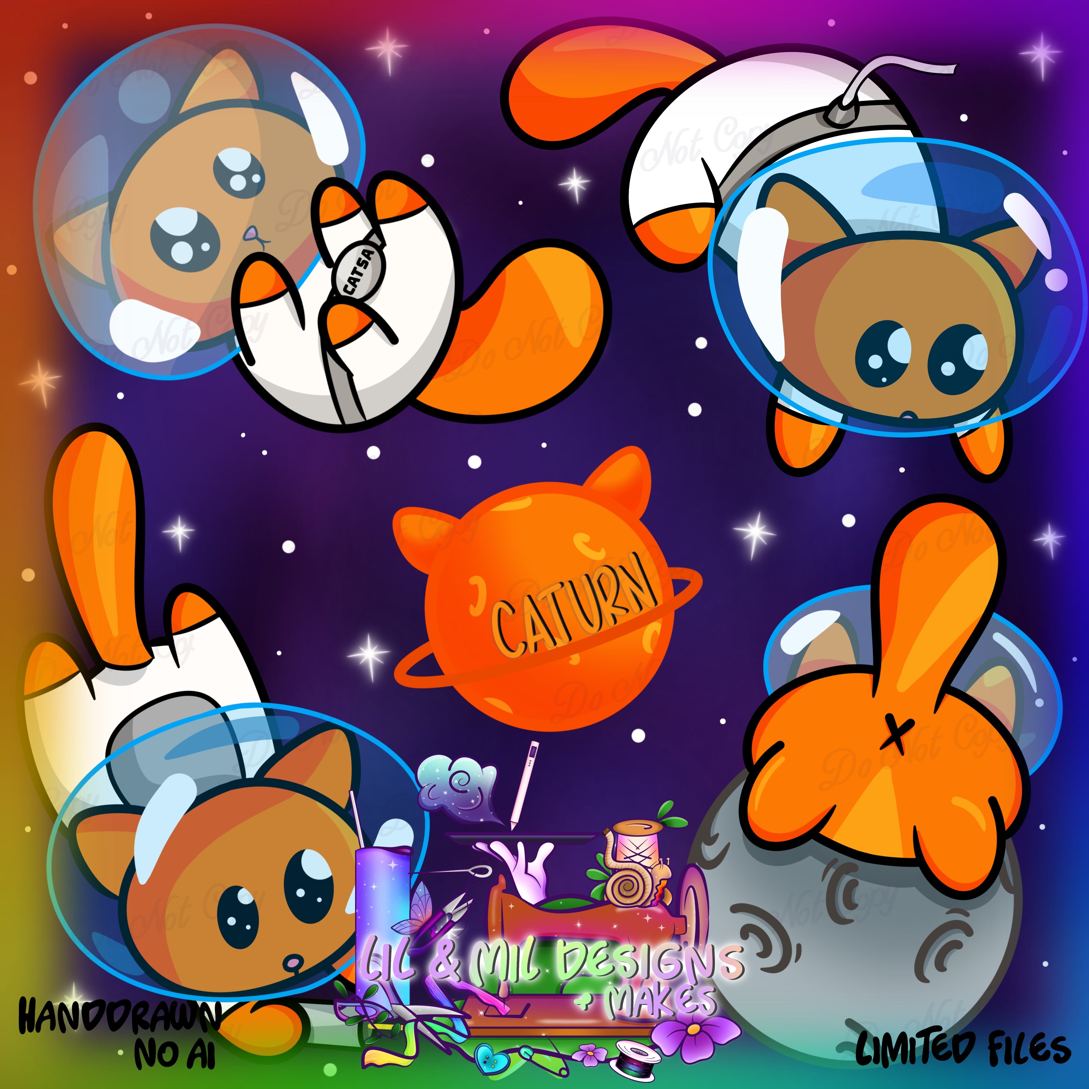 Space Animals Collab - Caturn (Limited)