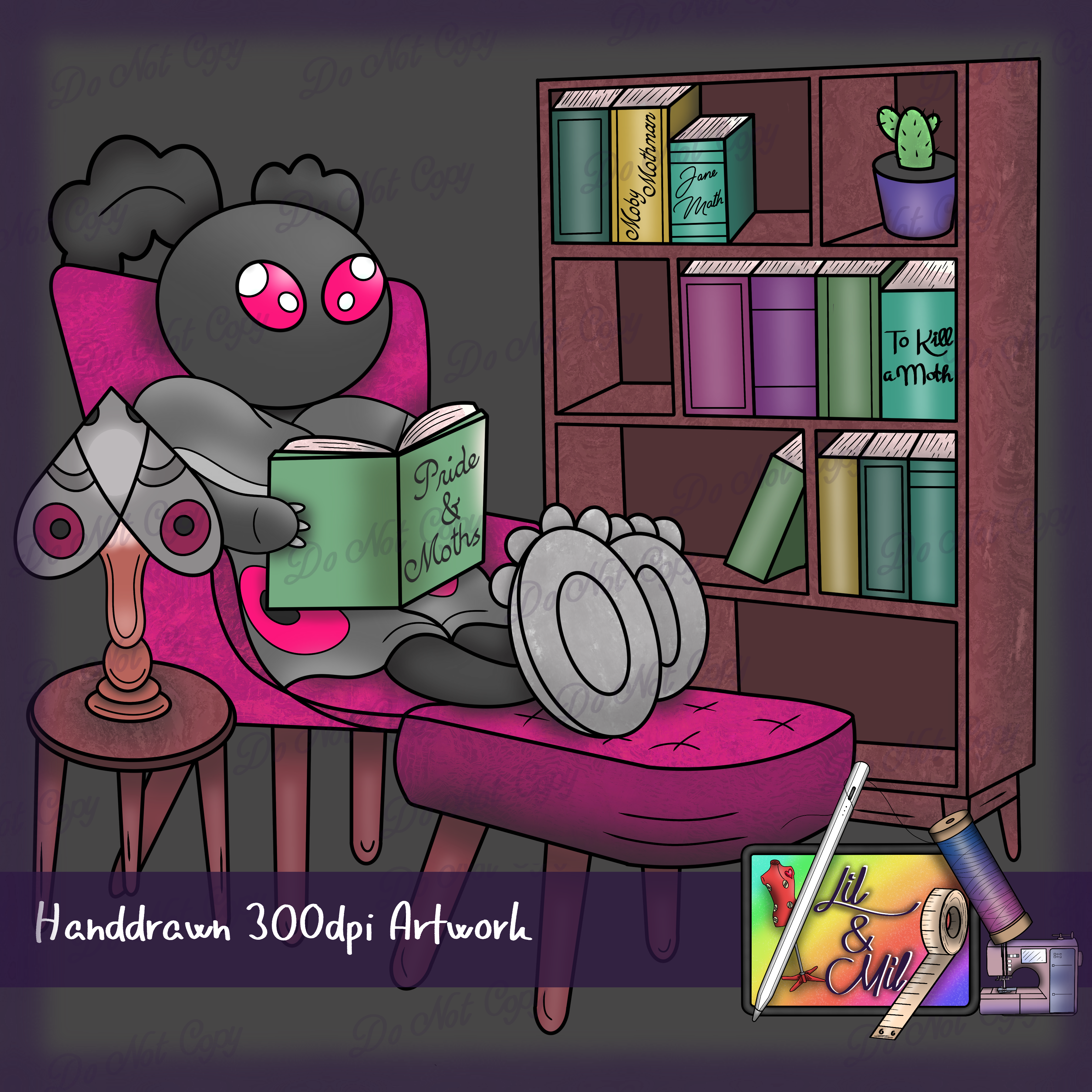 Mothmans Book Nook (custom)
