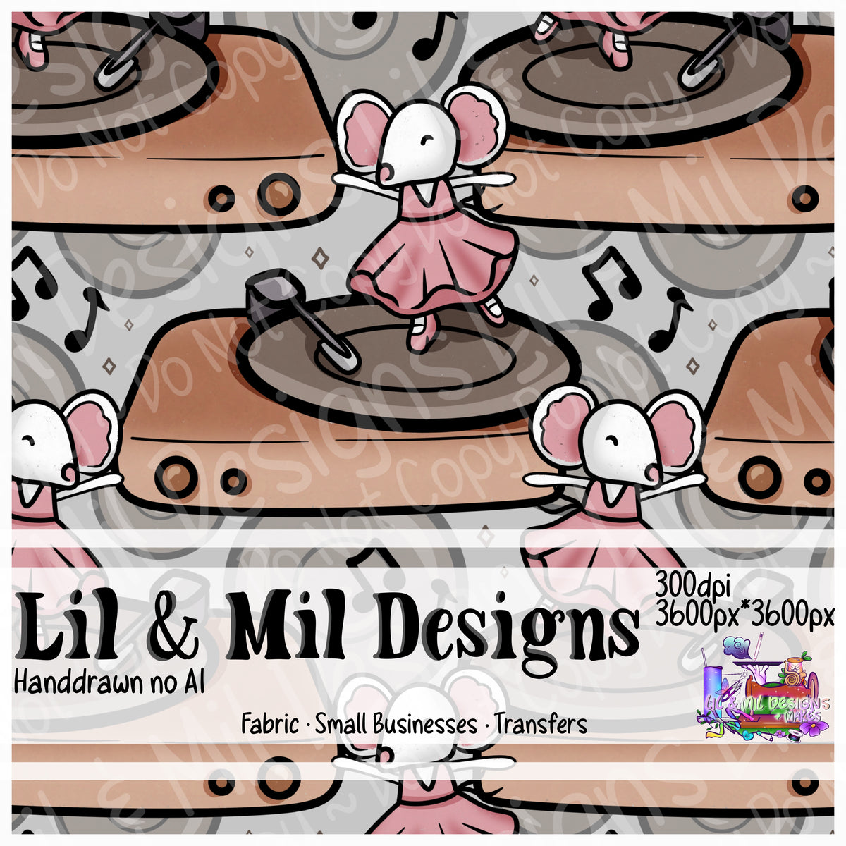 1. Music (HEXTOBER Limited) Ballerina Mouse