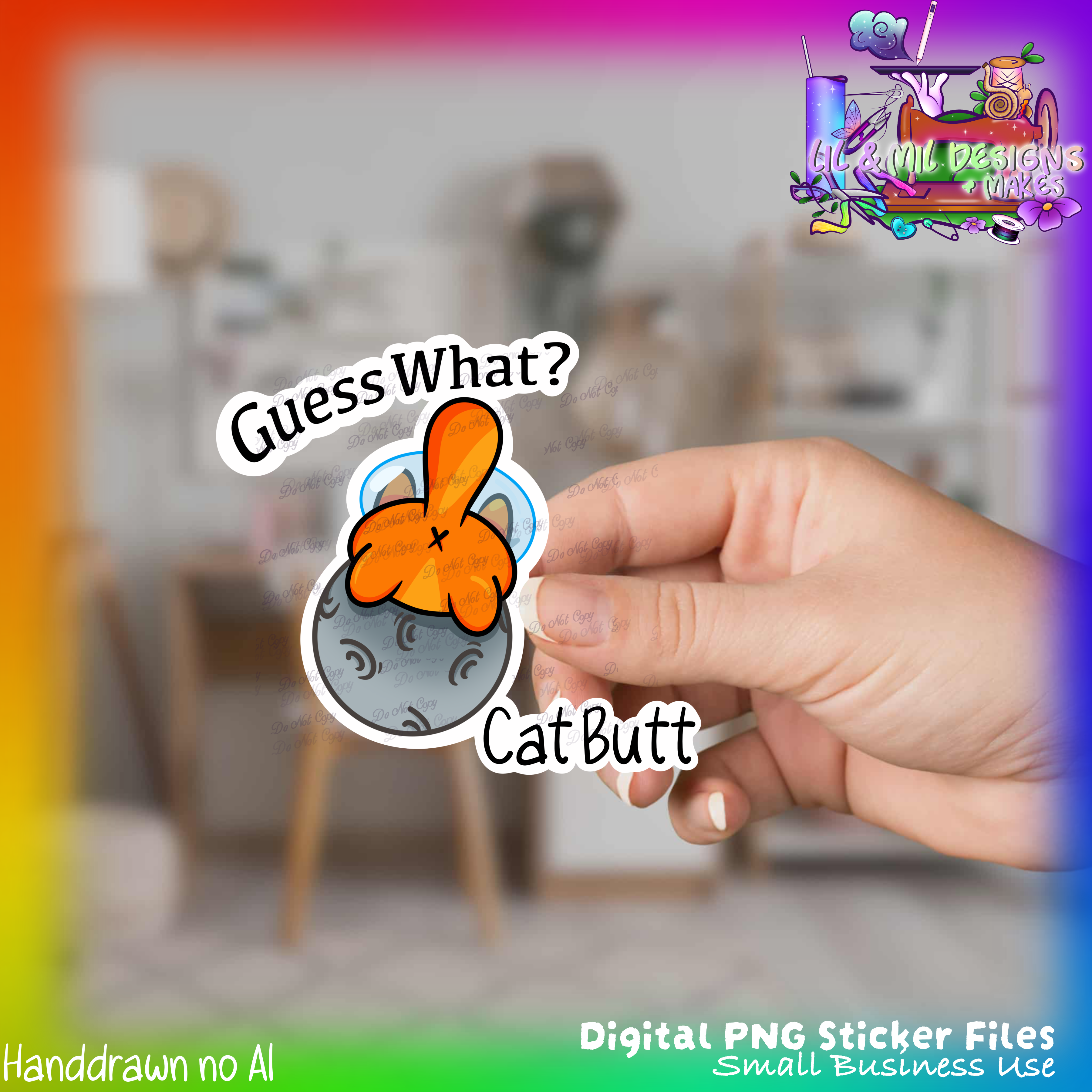 Sticker PNG File (Animal)