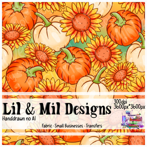 9. Bloom (HEXTOBER Limited) Fall Floral Pumpkins