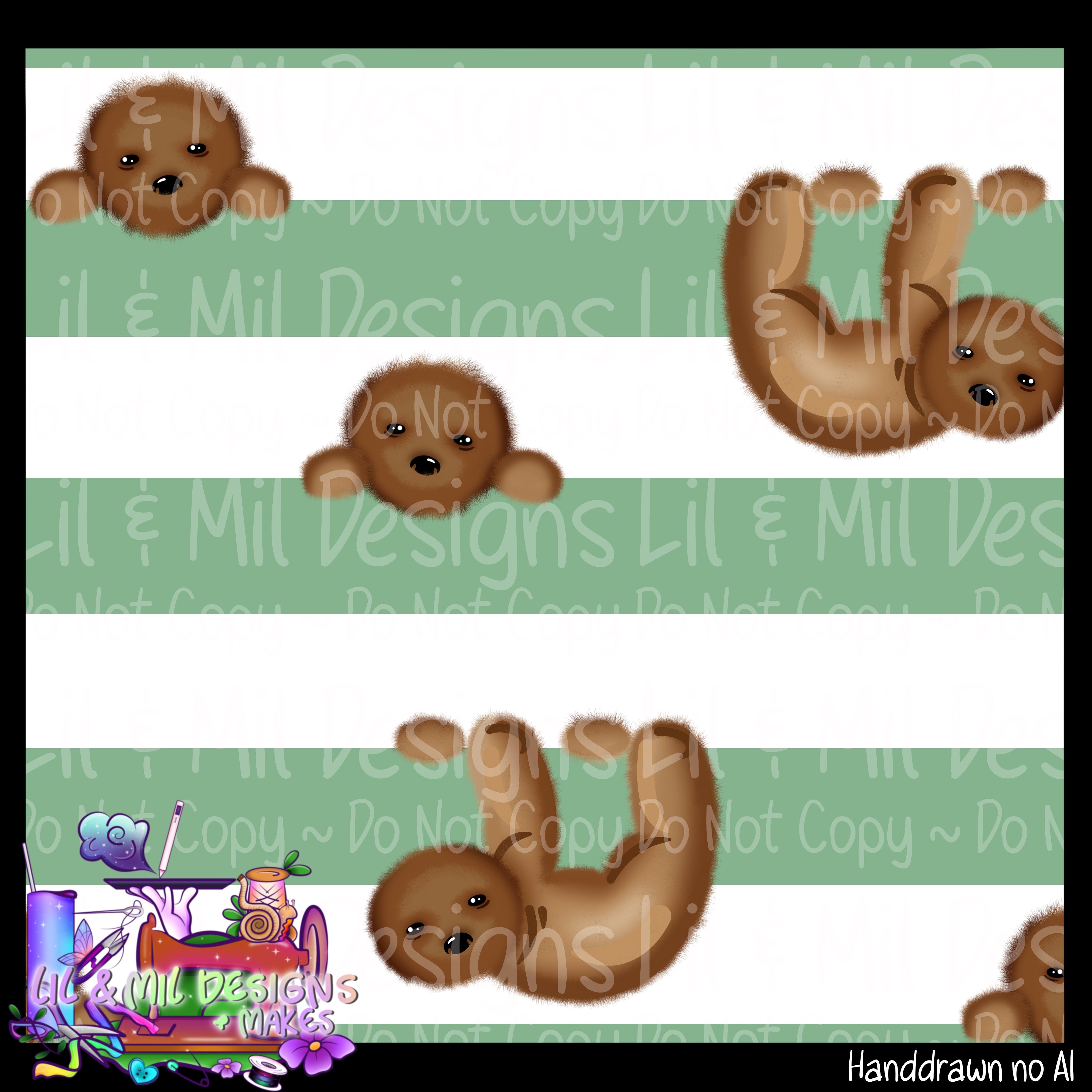 Animal Stripes Sloth (Limited)