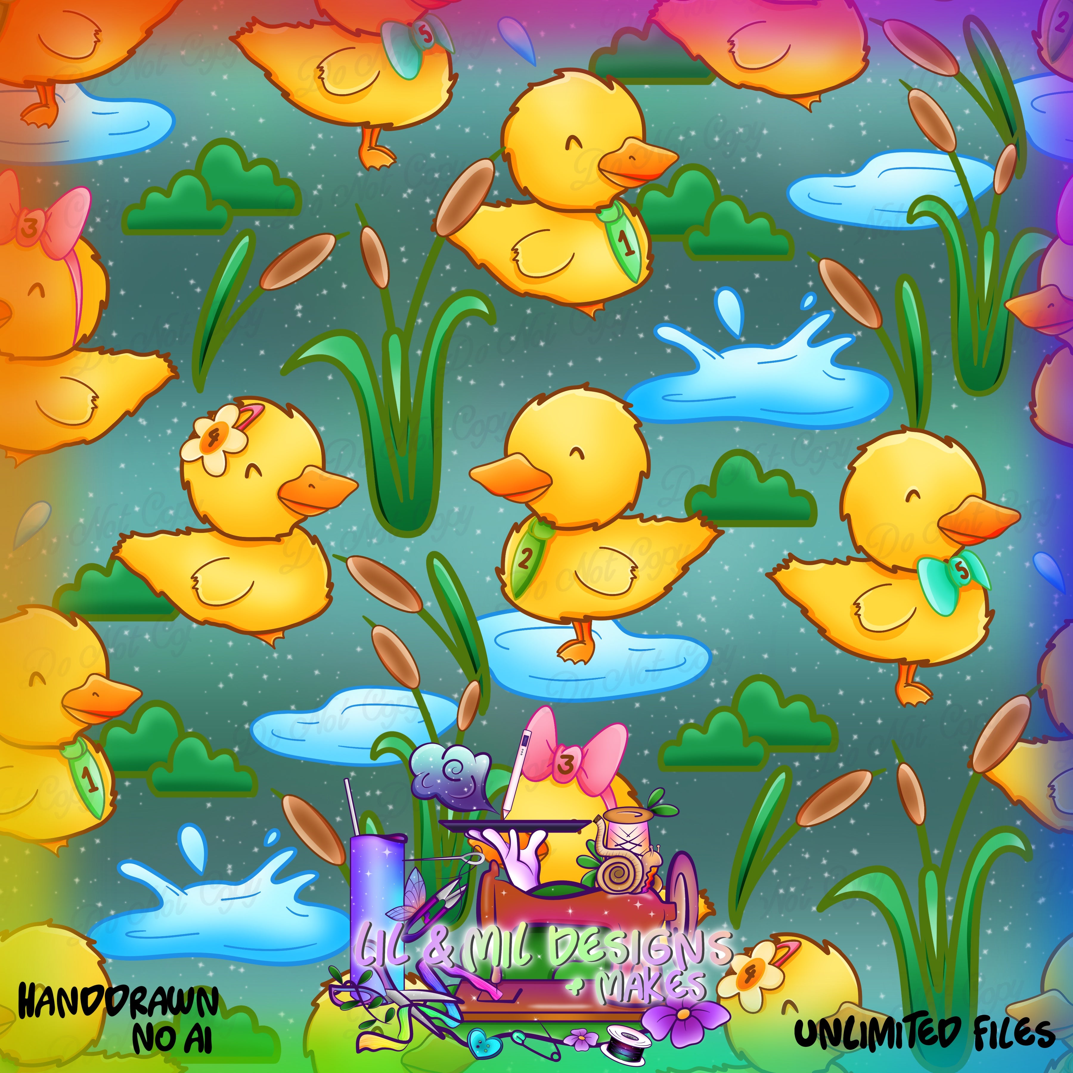 Nursery Rhyme Collab - 5 Little Ducks (Unlimited files) + FREEBIE