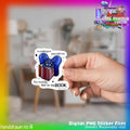 Sticker PNG File (Bookish)