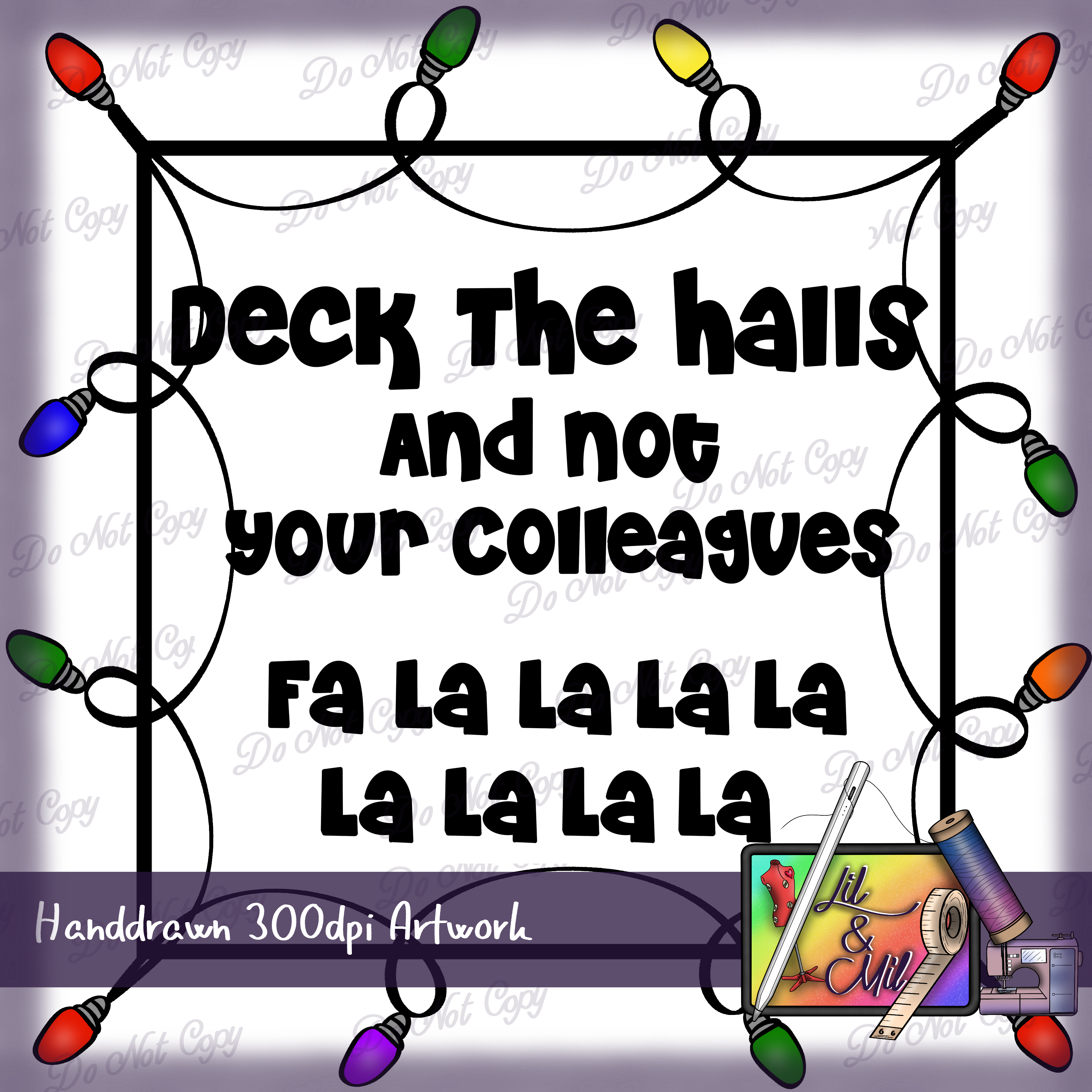 Deck the Halls PNGs (custom)
