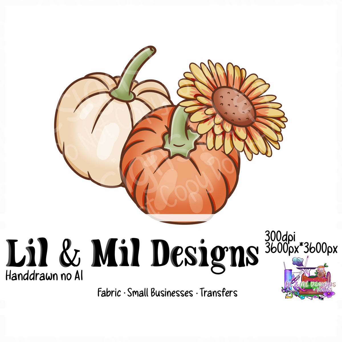 9. Bloom (HEXTOBER Limited) Fall Floral Pumpkins
