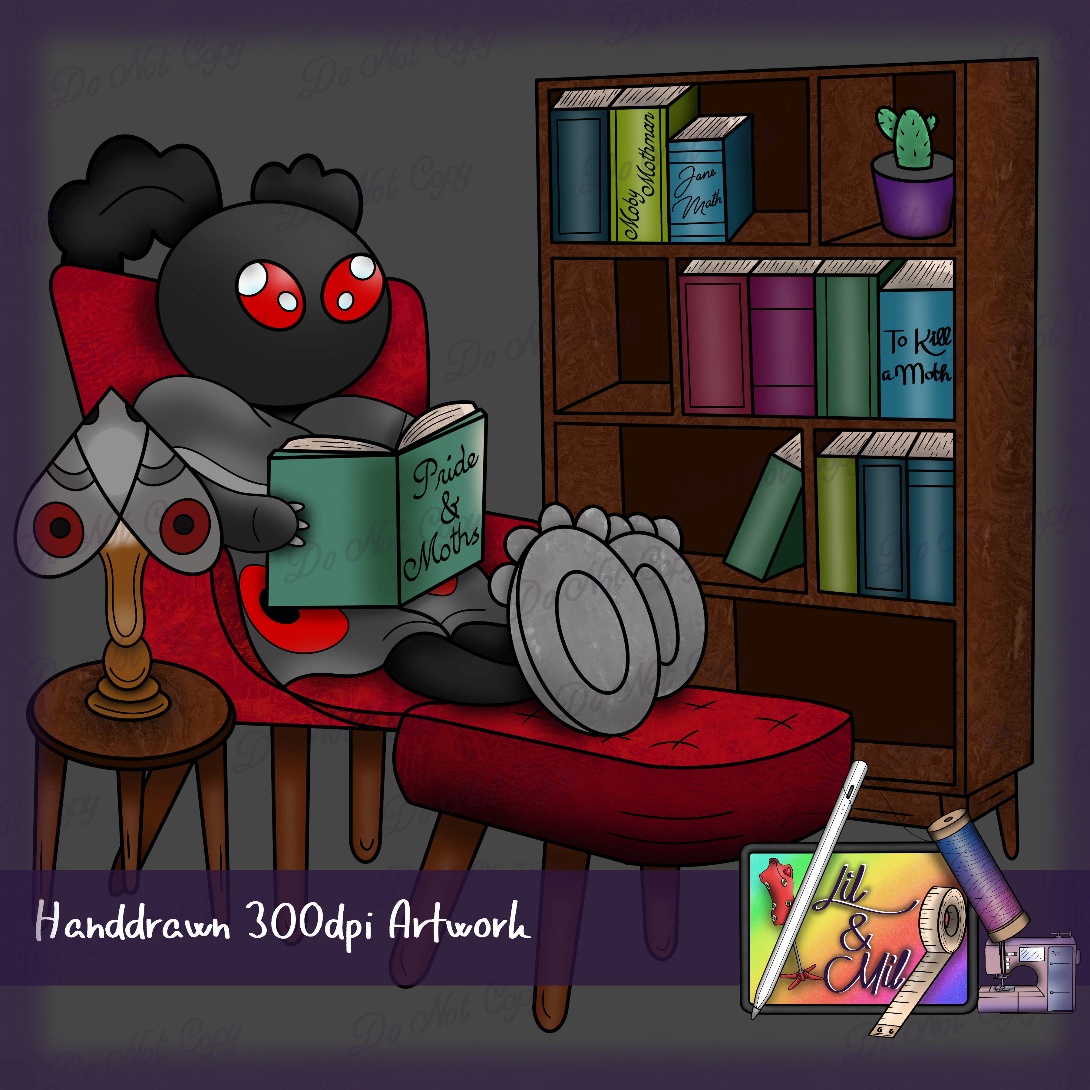 Mothmans Book Nook (custom)