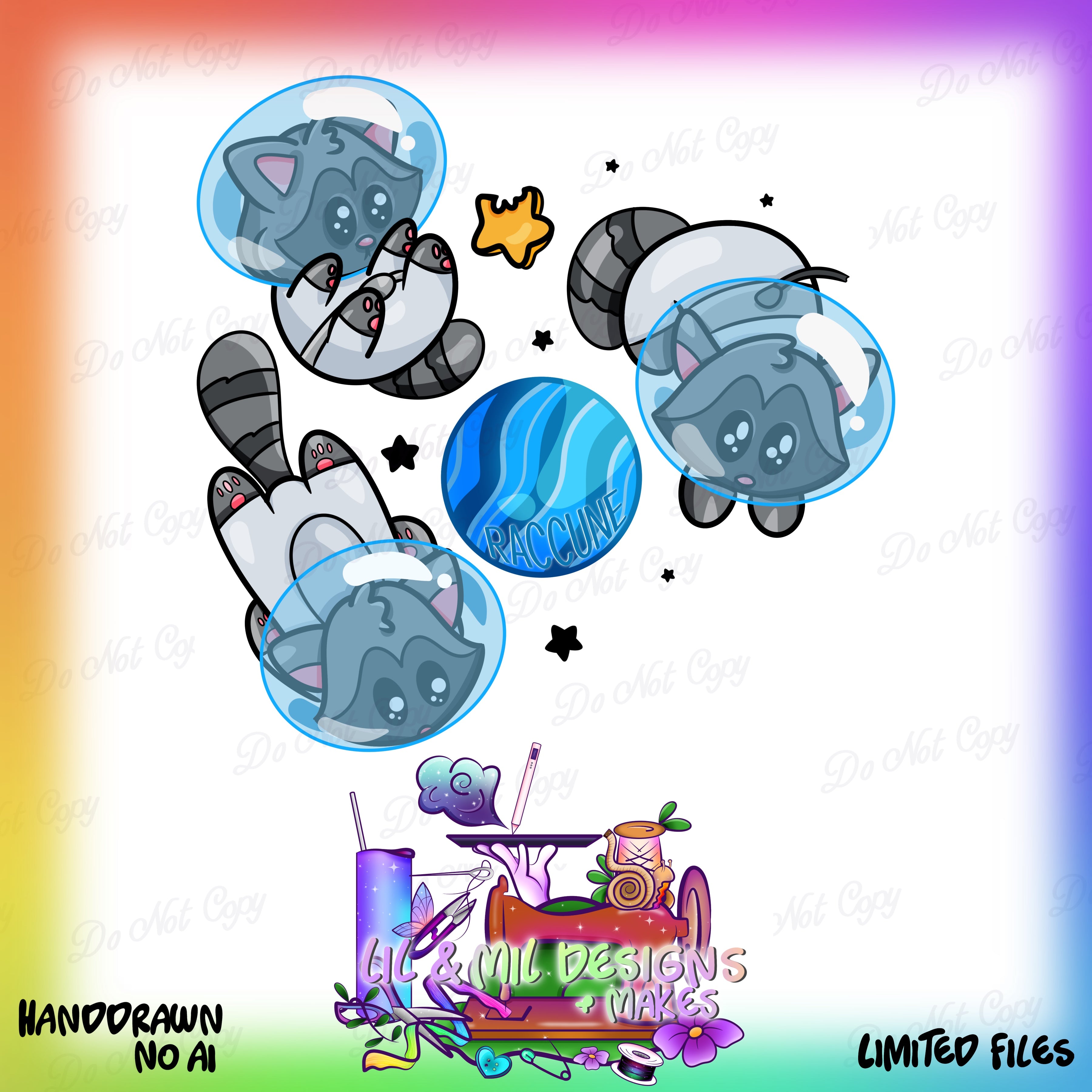 Space Animals Collab - Raccune (Limited)