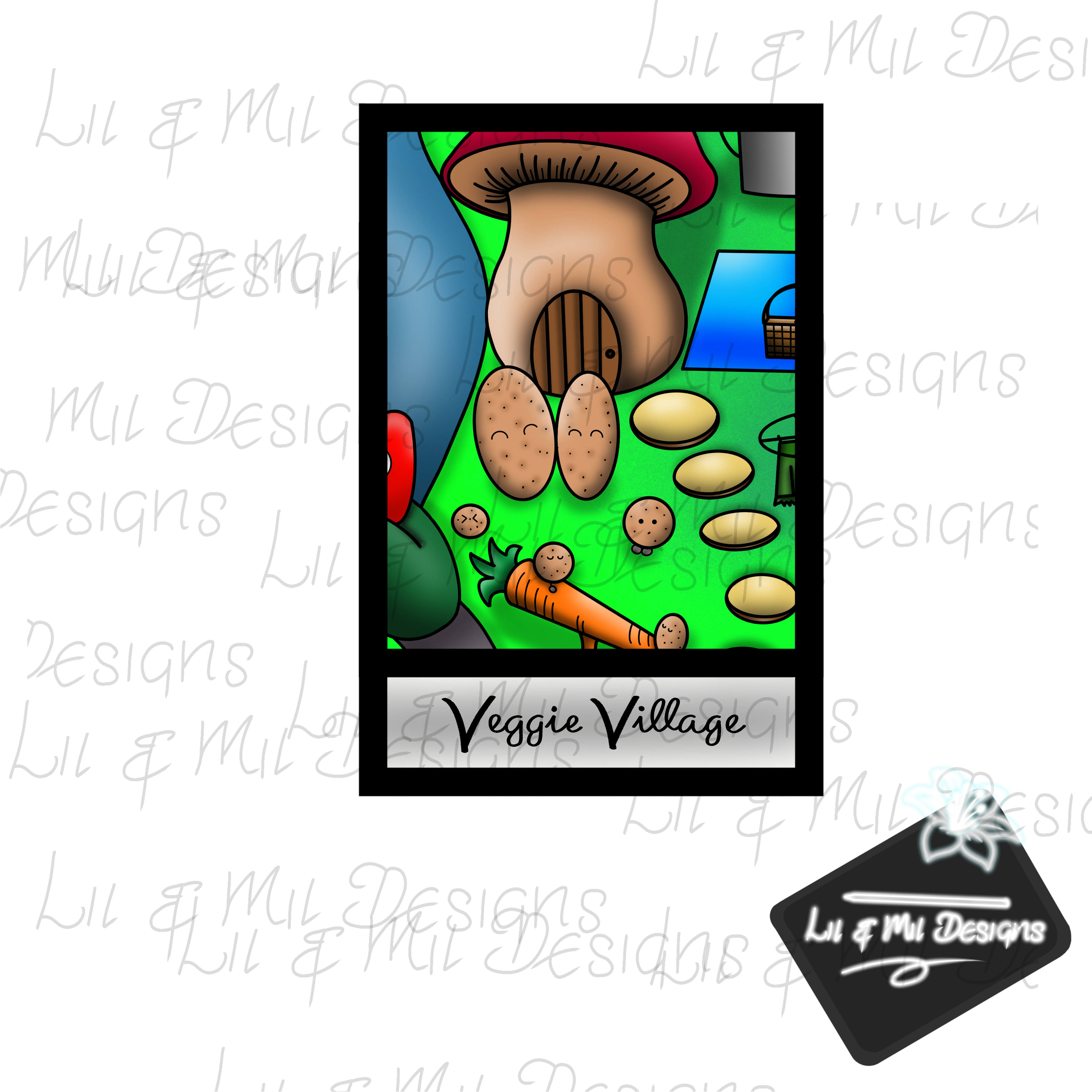 Hextober Vegetables - Veggie Village