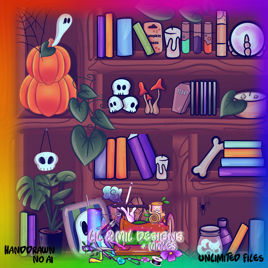 Halloween Shelves (Unlimited files)