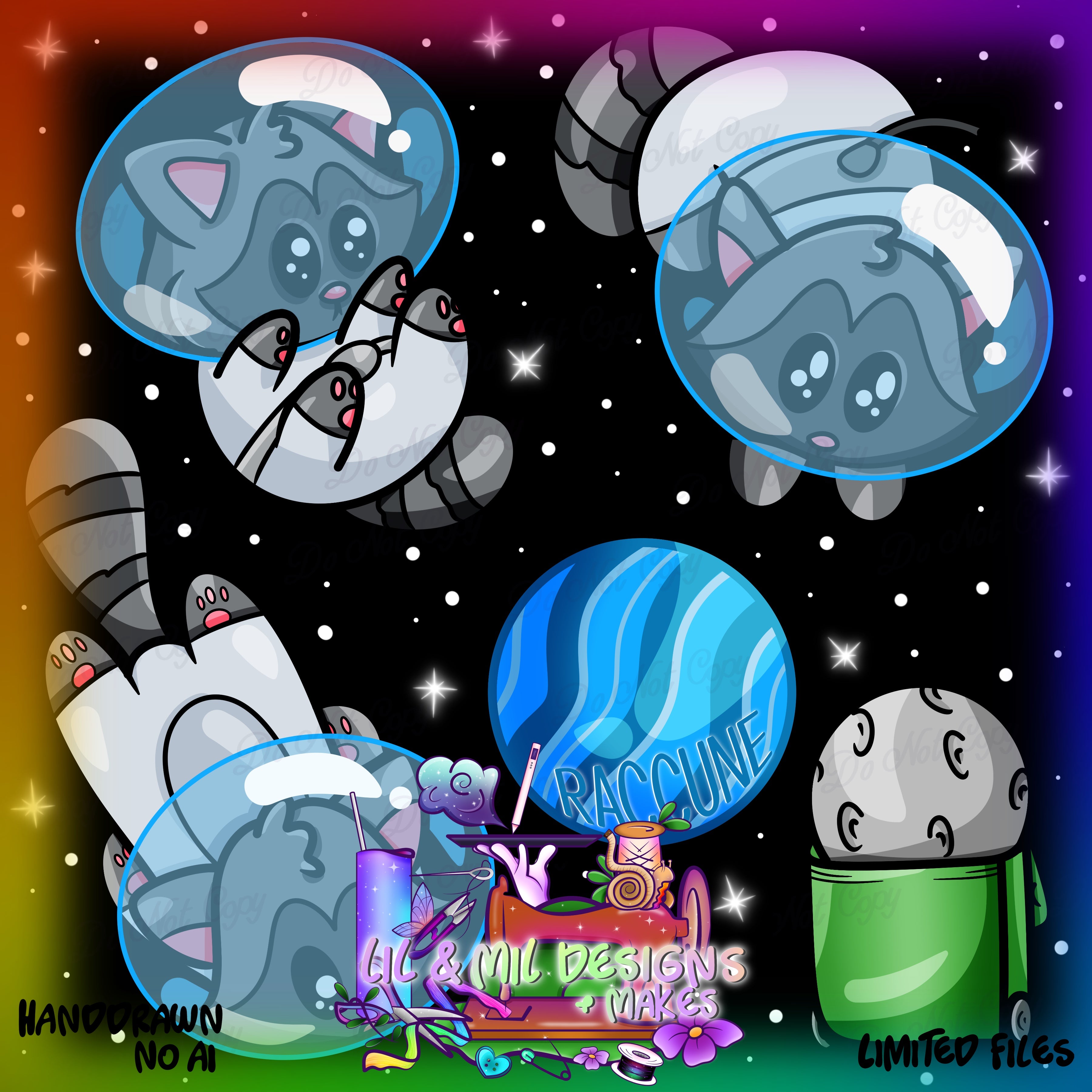 Space Animals Collab - Raccune (Limited)