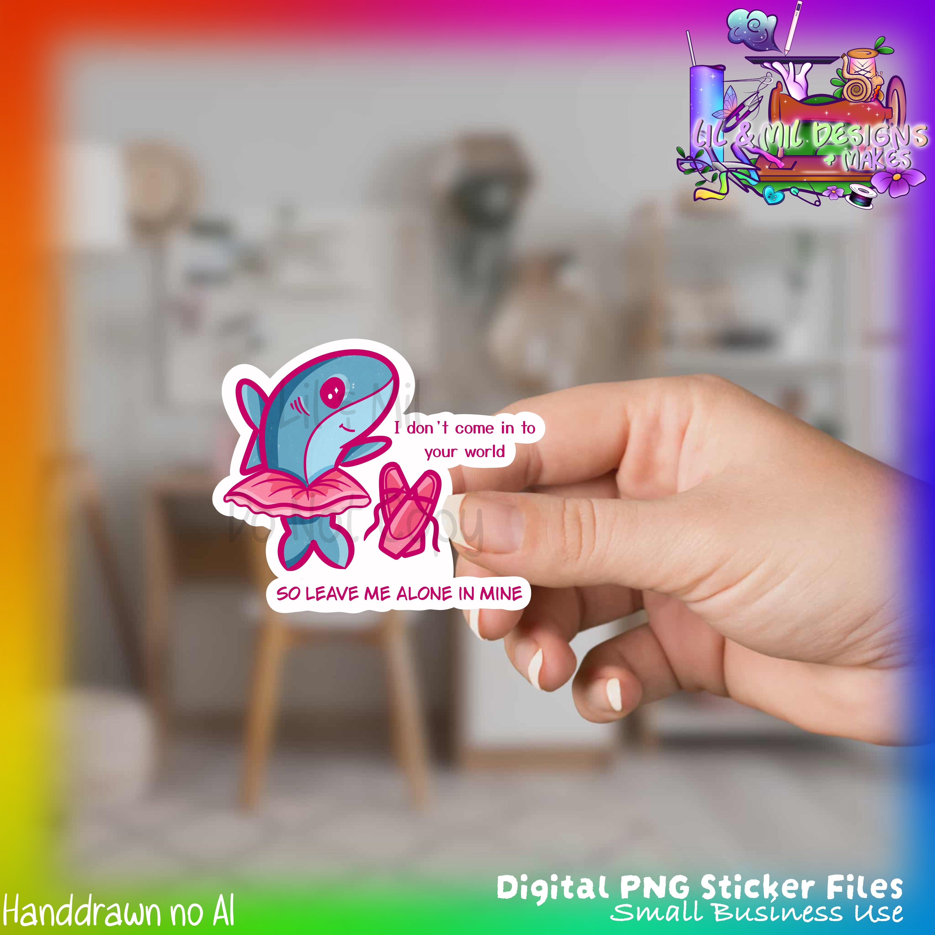 Sticker PNG File (Shark Freebie)