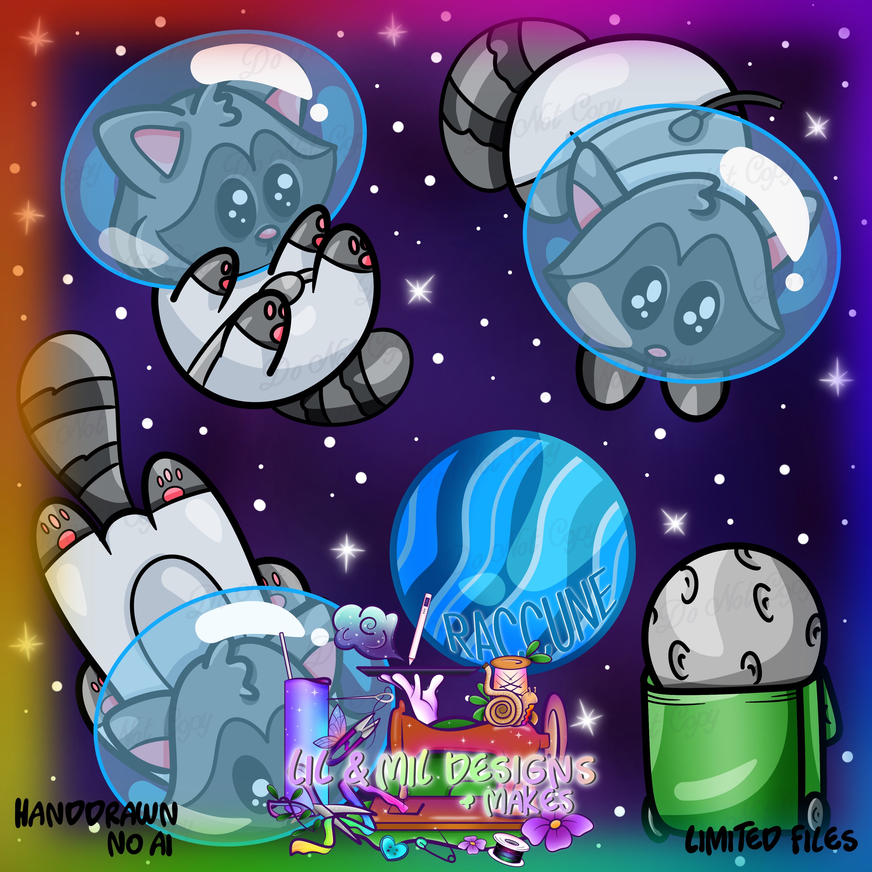Space Animals Collab - Raccune (Limited)