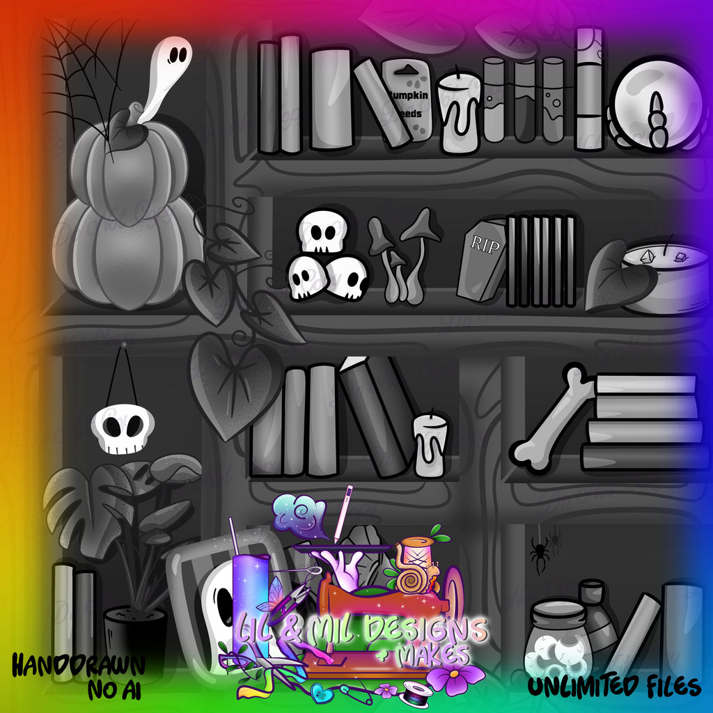 Halloween Shelves (Unlimited files)