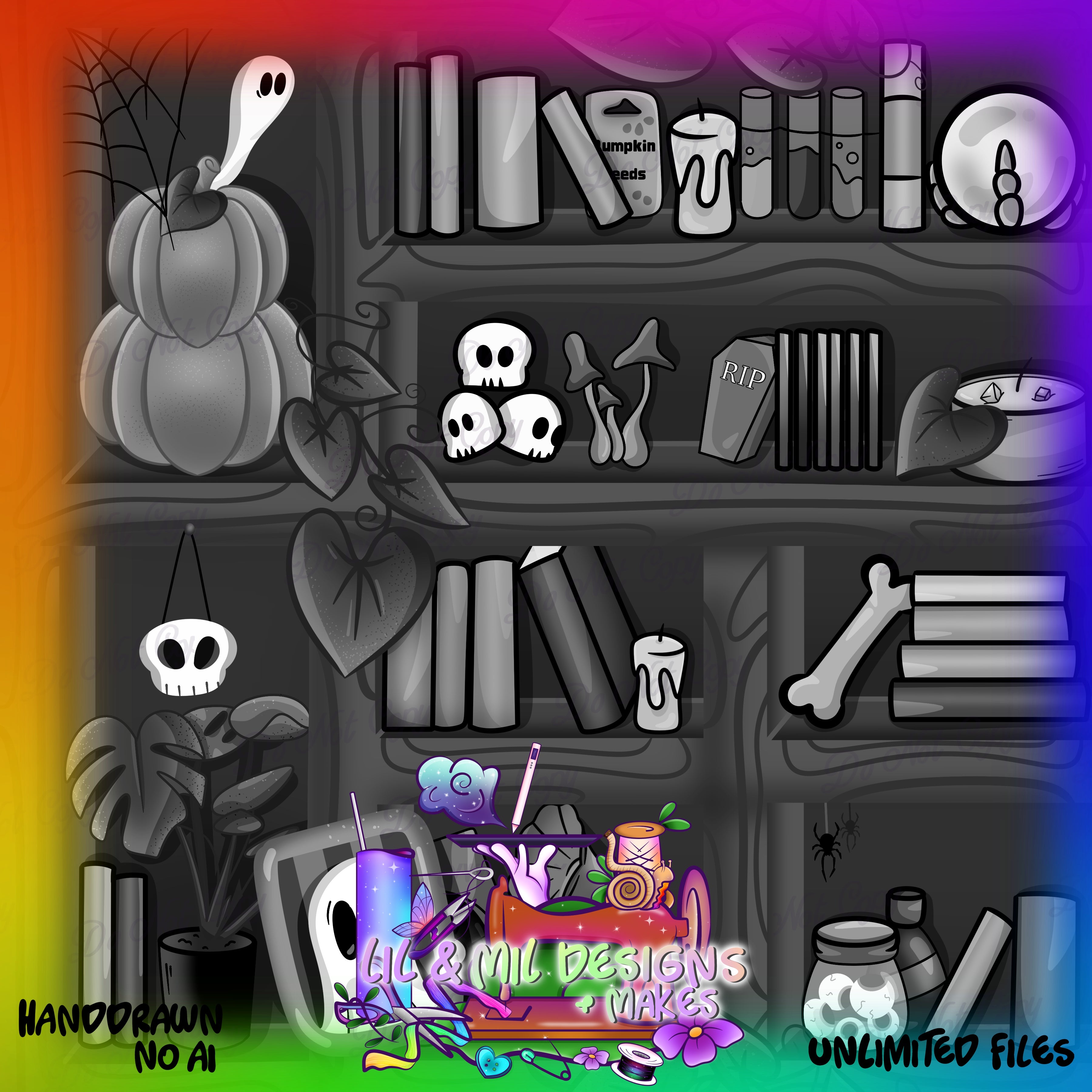 Halloween Shelves (Unlimited files)