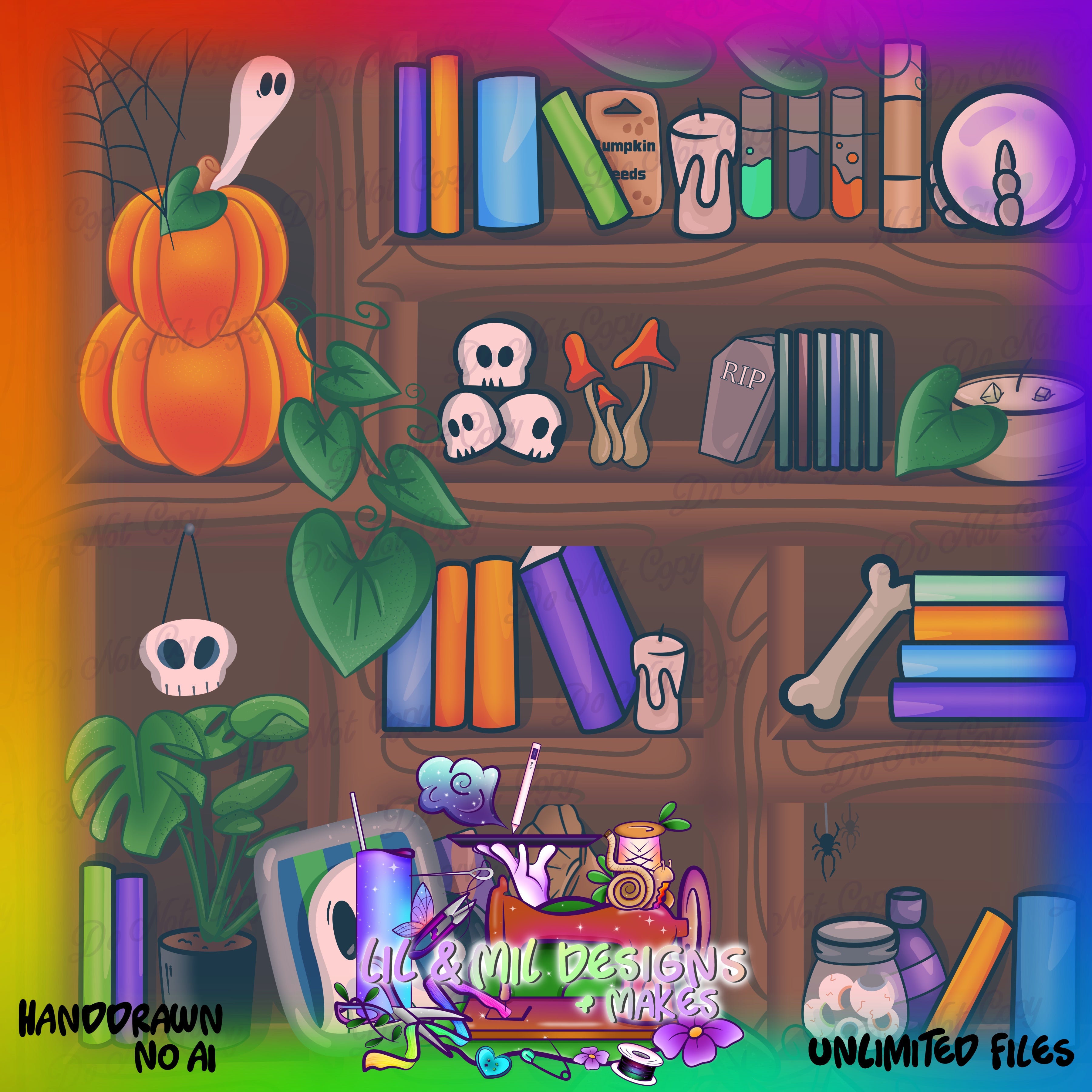 Halloween Shelves (Unlimited files)