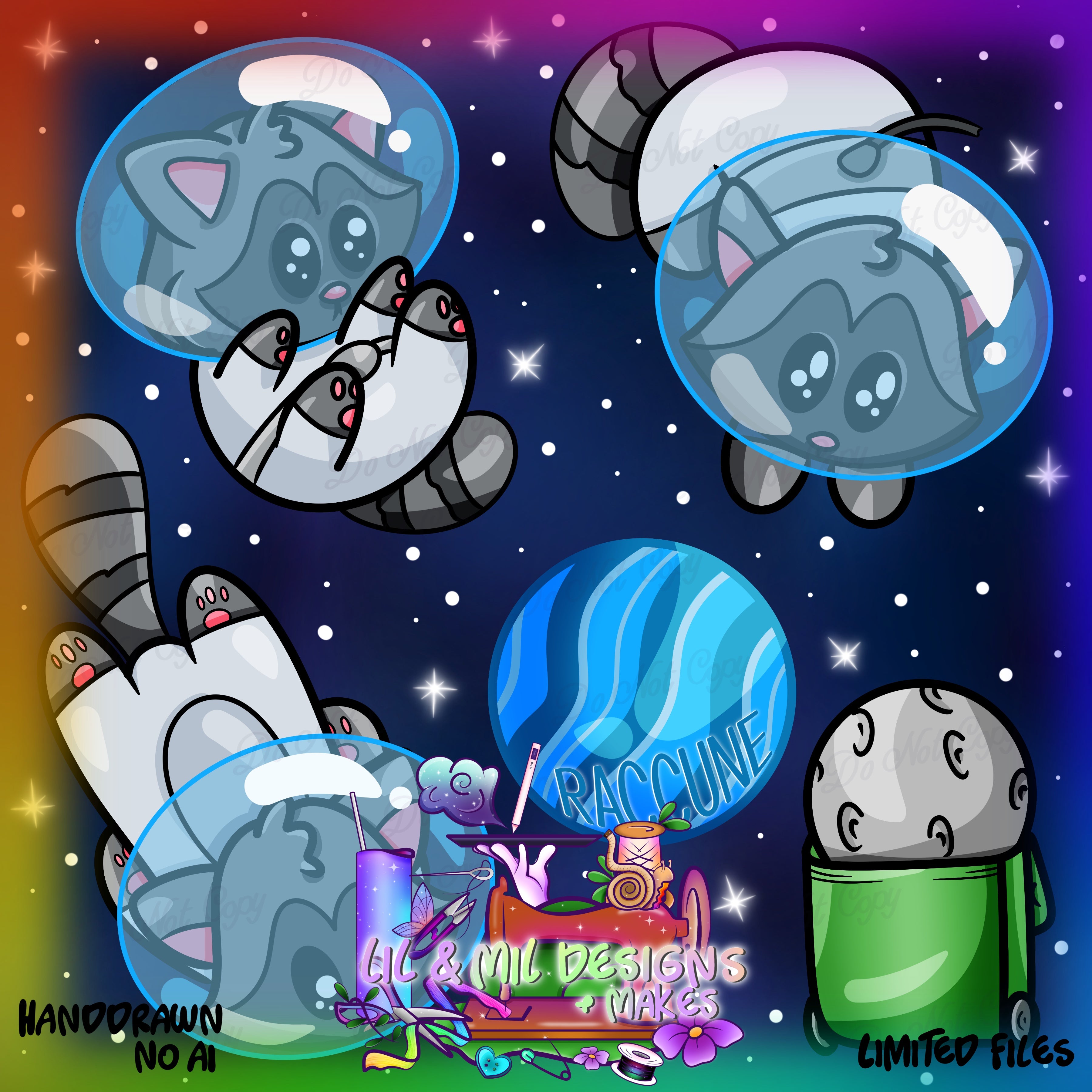 Space Animals Collab - Raccune (Limited)