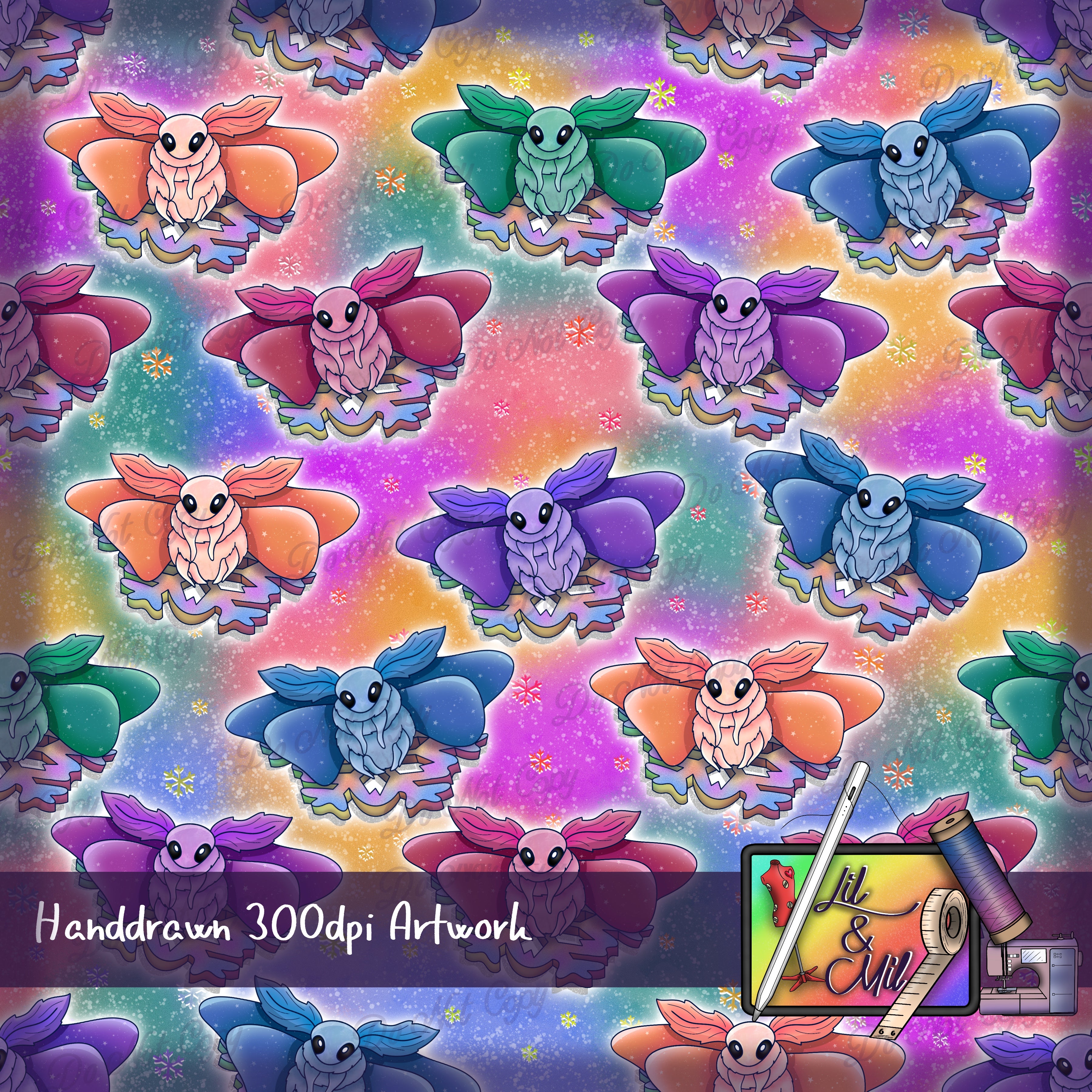 Snowflake Moths