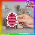 Sticker PNG File (Bookish)