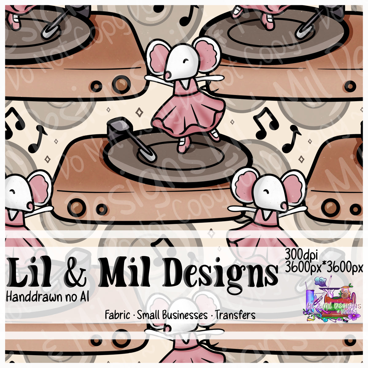 1. Music (HEXTOBER Limited) Ballerina Mouse