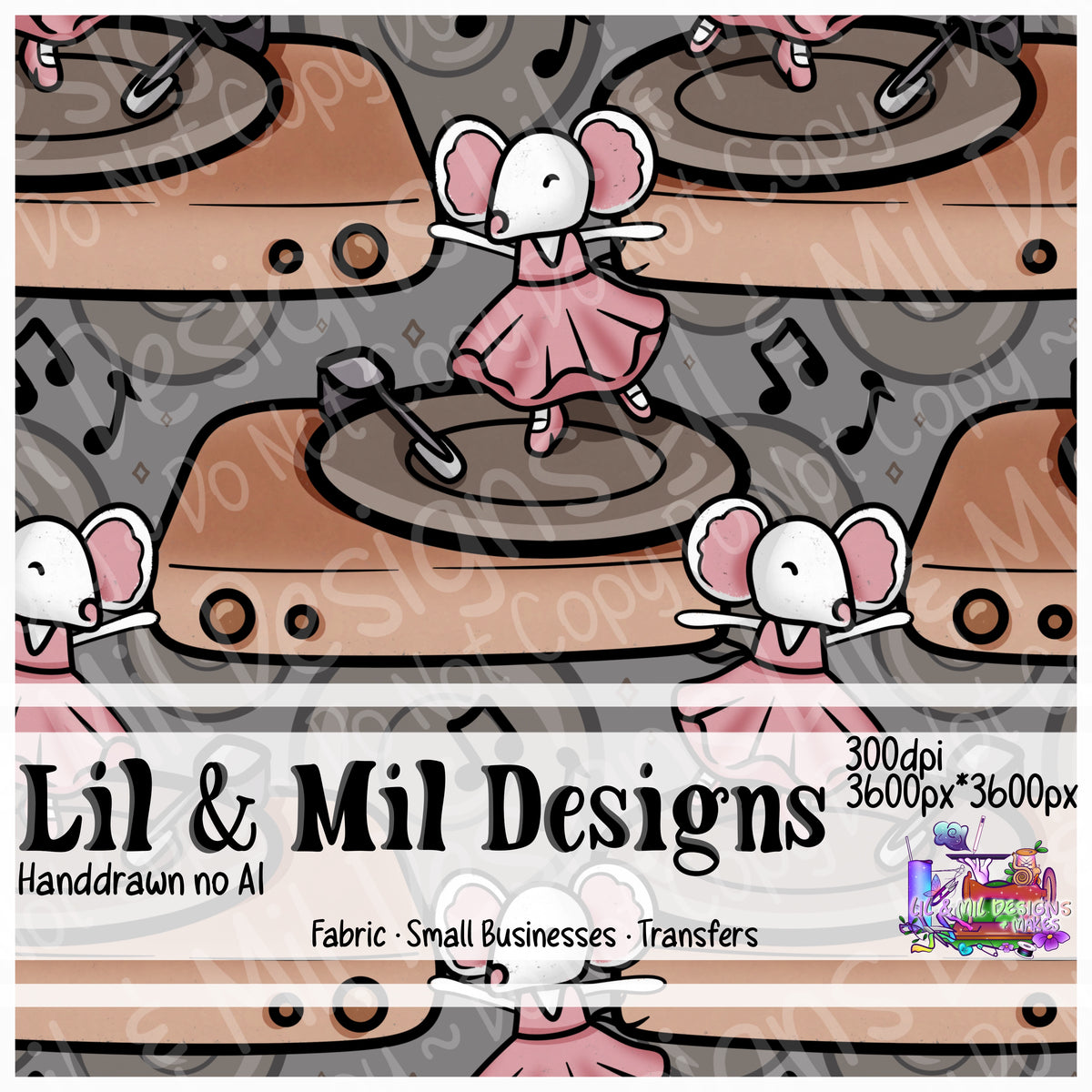 1. Music (HEXTOBER Limited) Ballerina Mouse