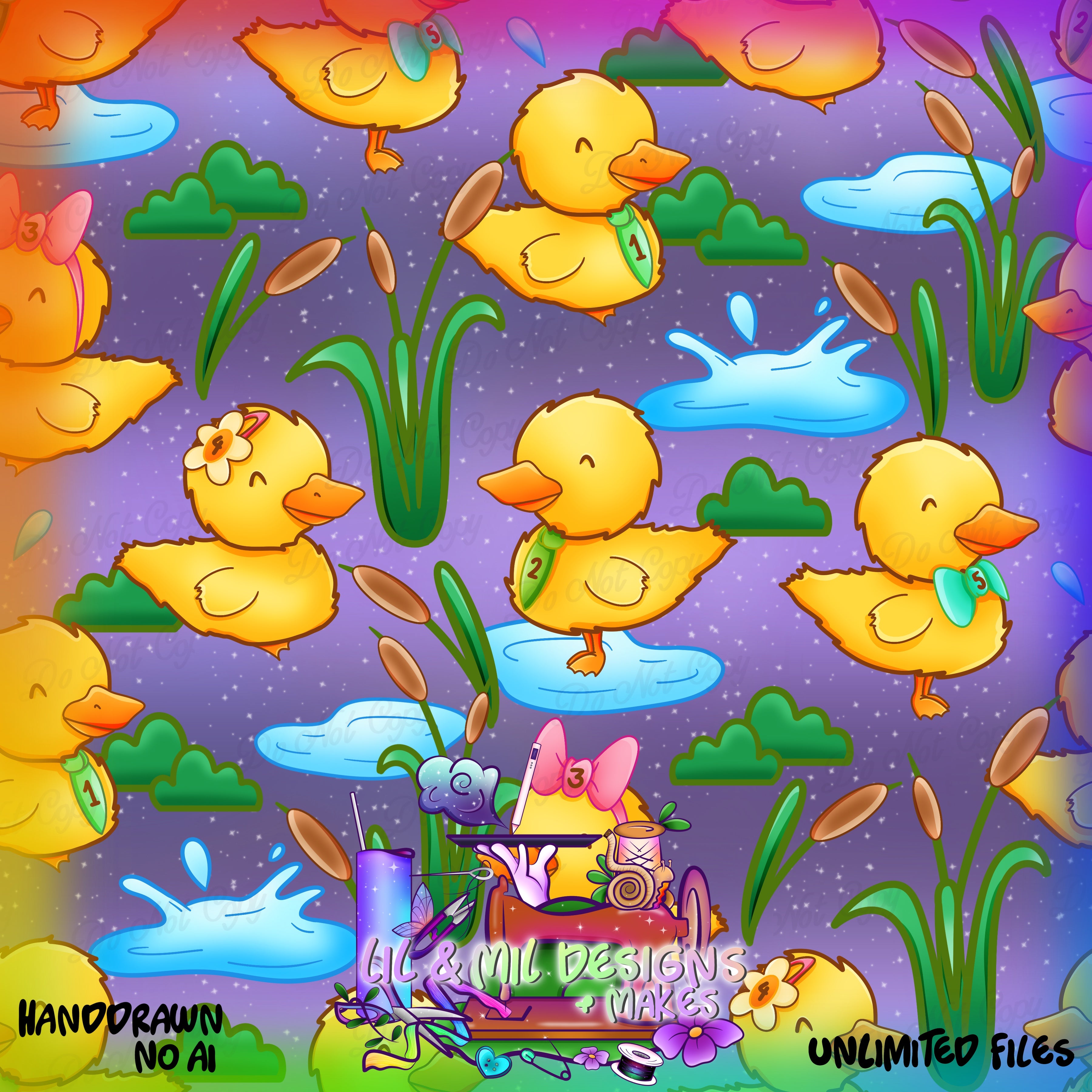 Nursery Rhyme Collab - 5 Little Ducks (Unlimited files) + FREEBIE