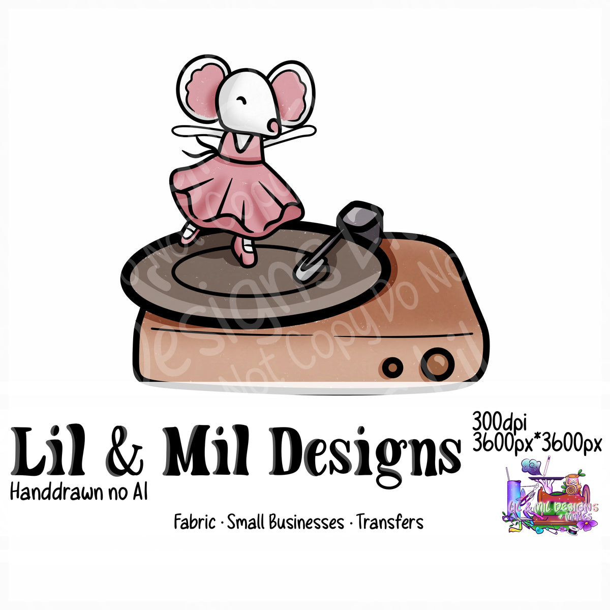 1. Music (HEXTOBER Limited) Ballerina Mouse