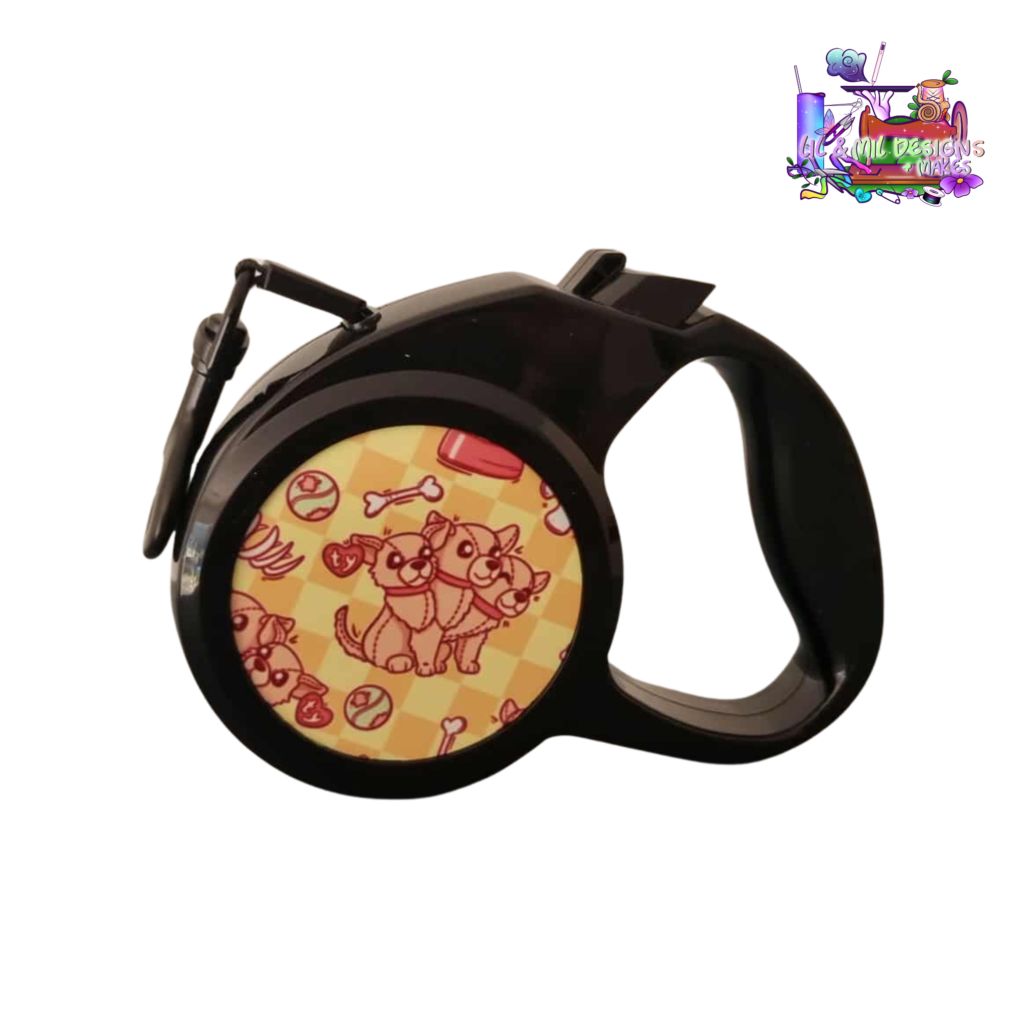 Sublimination Retractable Dog Leash