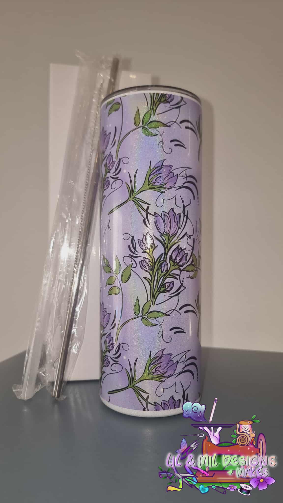 Sublimination Tumbler 20oz Handdrawn Artwork